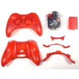 Xbox 360 Custom Controller Shells - Clear Red